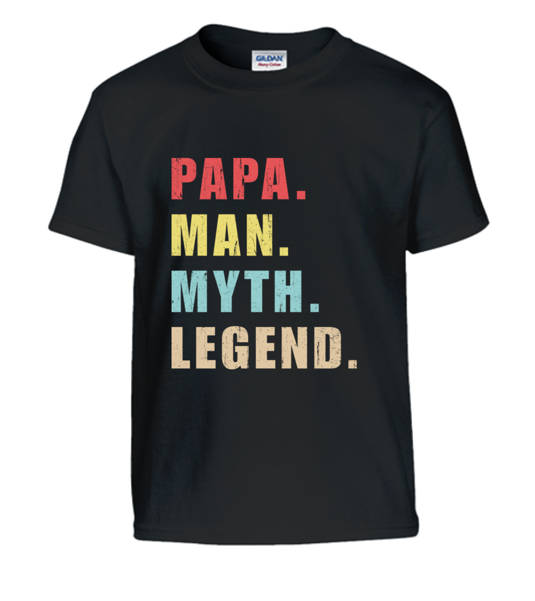 Papa Man Myth Legend Kids T-Shirt