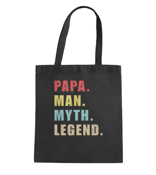 Papa Man Myth Legend Tote Bag Papa Man Myth Legend Tote Bag