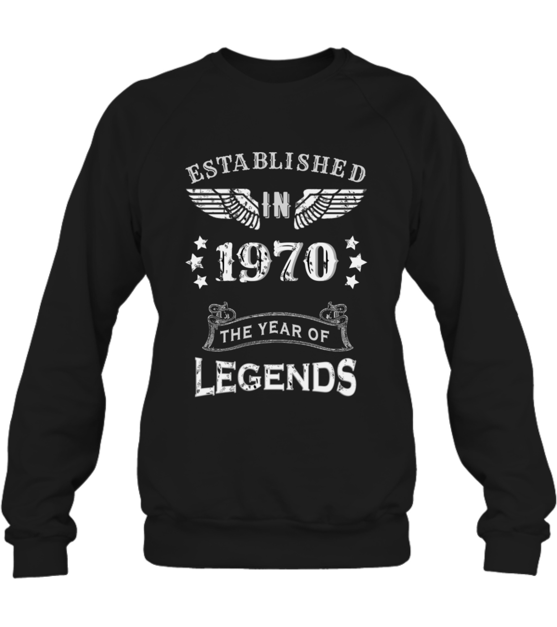 Quarantine Birthday Born In 1970 Crewneck Sweatshirt