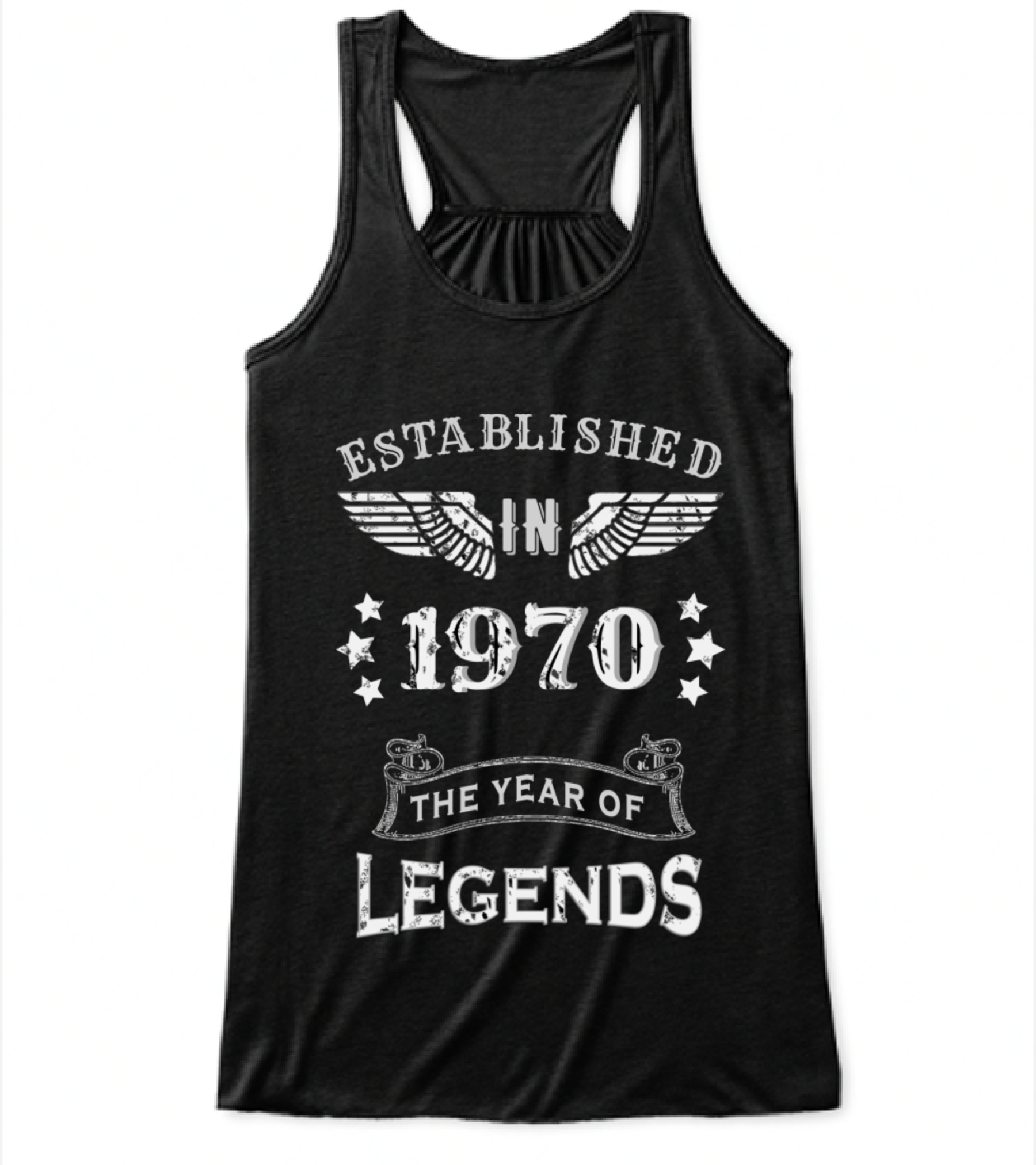 Quarantine Birthday Born In 1970 Flowy Tank Top