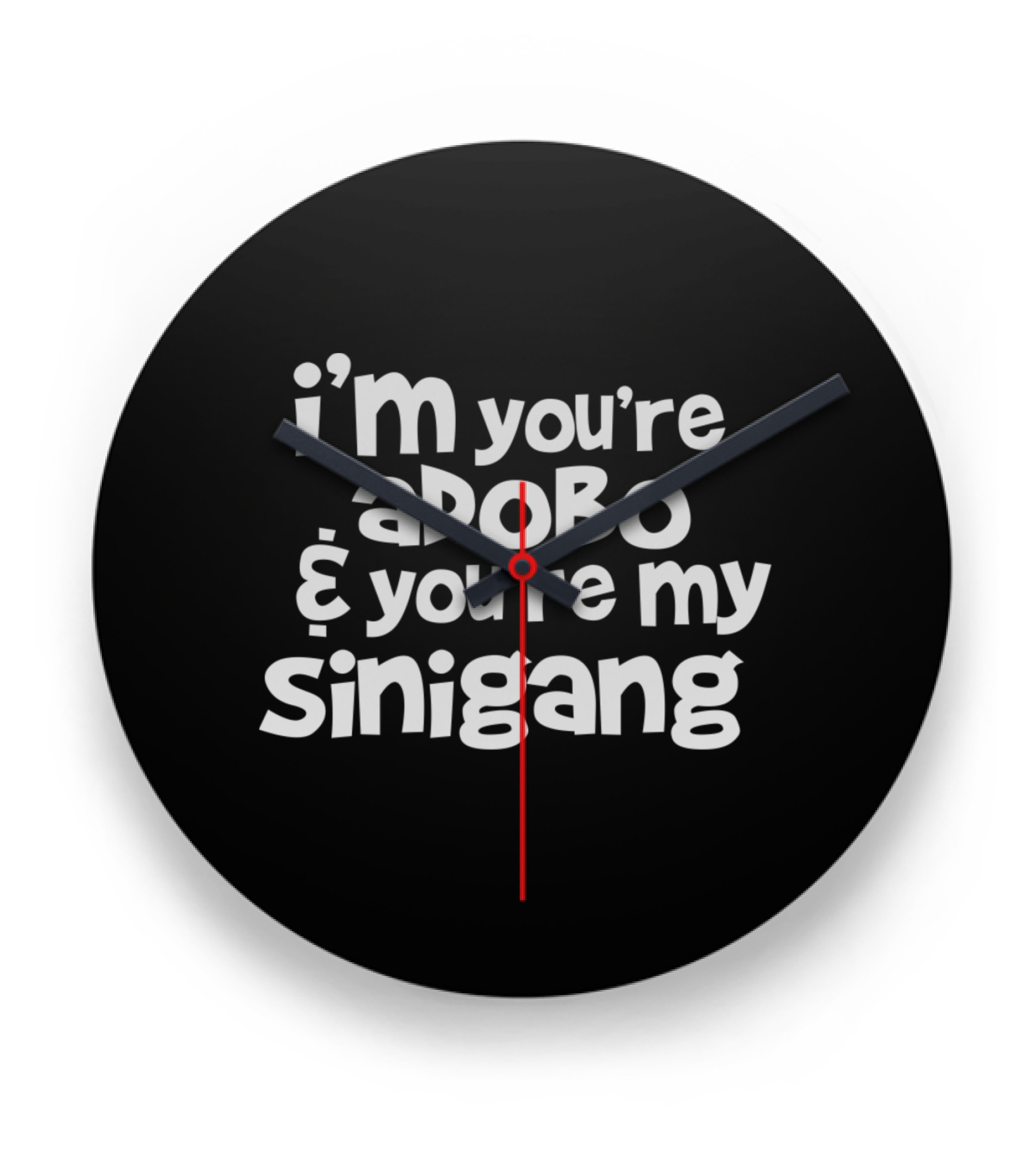 Youre My Lumpia To My Pan...Clock 