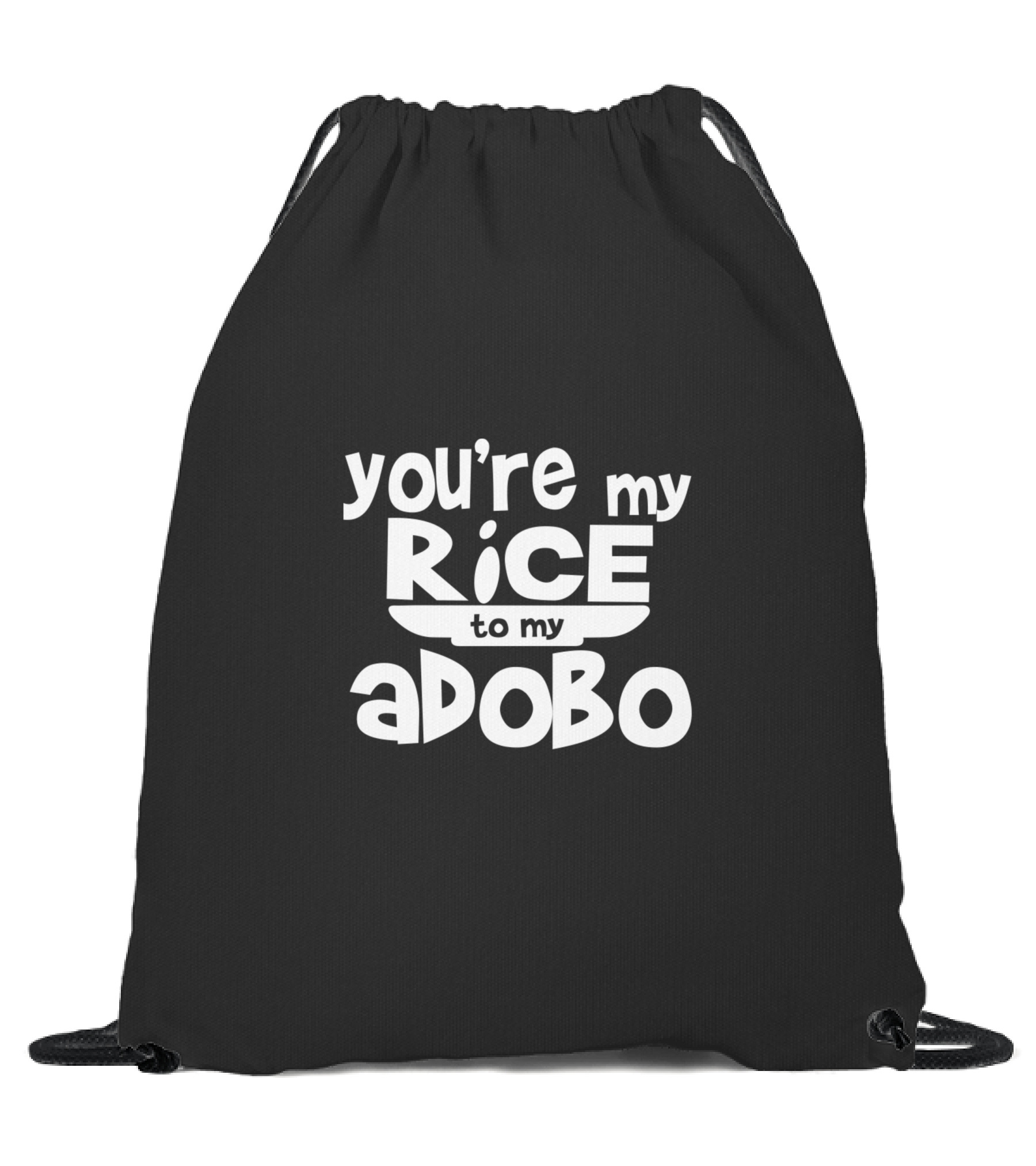 Youre My Rice To My Adobo Drawstring Bag